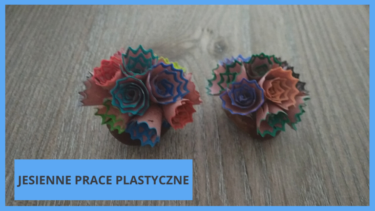 Jesienne prace plastyczne z kasztanów