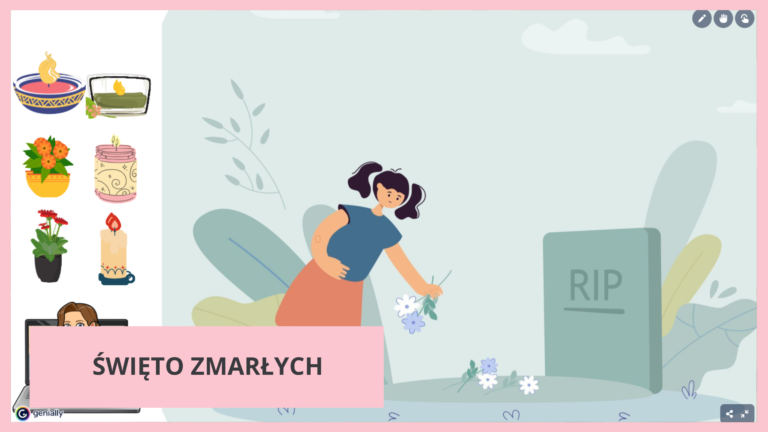 Nauczycielka z klasą