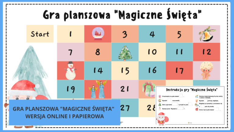 Gra planszowa na Boże Narodzenie