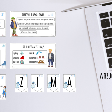 zima gazetka ścienna