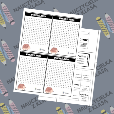 Nauczycielka z klasą