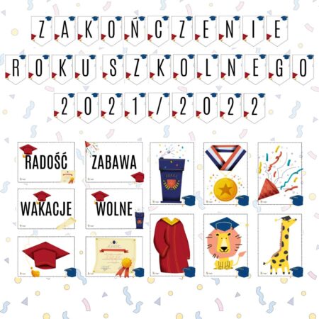 ZAKOŃCZENIE ROKU SZKOLNEGO-GAZETKA ŚCIENNA