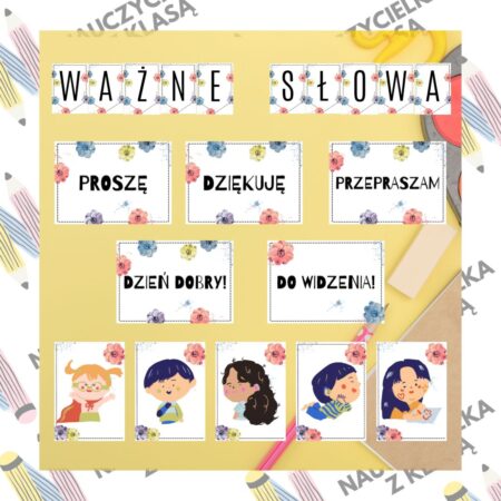 WAŻNE SŁOWA- GAZETKA ŚCIENNA