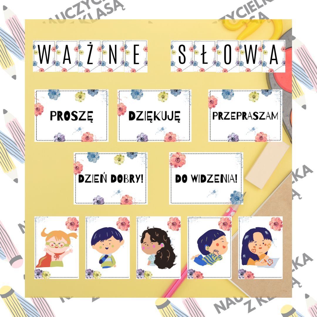 WAŻNE SŁOWA- GAZETKA ŚCIENNA