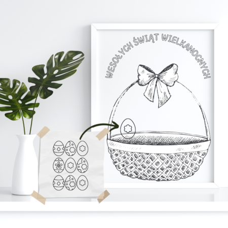 KOSZYK WIELKANOCNY- PRACA GRUPOWA W FORMACIE XXL