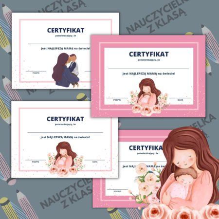 CERTYFIKAT NAJLEPSZEJ MAMY (OD SYNA)