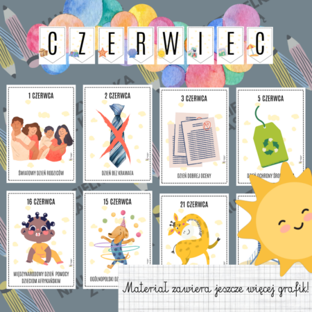 CZERWIEC- KALENDARZ ŚWIĄT NIETYPOWYCH