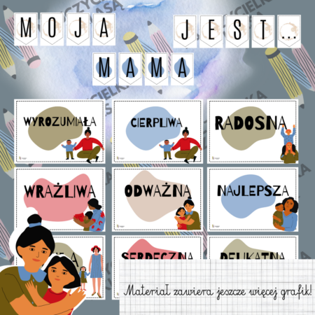MOJA MAMA JEST..._GAZETKA ŚCIENNA