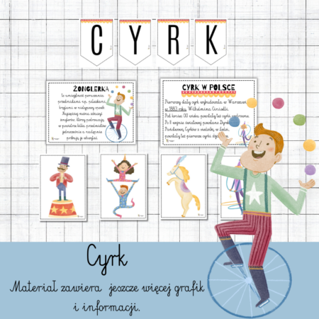 CYRK- GAZETKA ŚCIENNA