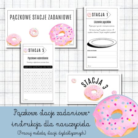 PĄCZKOWE STACJE ZADANIOWE- TŁUSTY CZAWARTEK